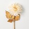 Sullivan's Dahlia Stem, Cream Faux Floral Stem for Crafting, Weddings, Home and Holiday Decoration, 27.5 Inch